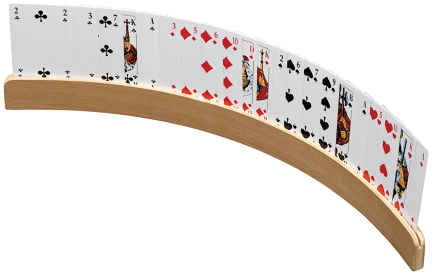 Spielkartenhalter aus Holz - 50 cm