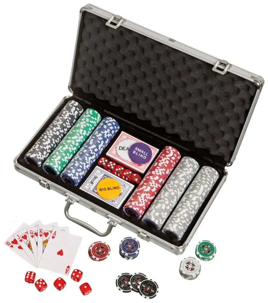 Pokerchips - Aluminiumkoffer