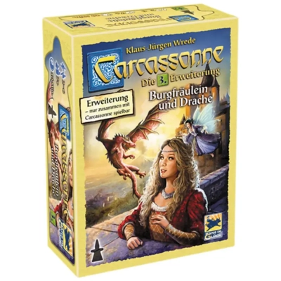 Carcassonne 3. Erweiterung - Burgfräulein und Drache