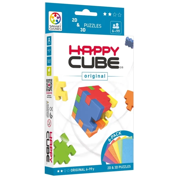 Happy Cube - Original 6-pack cardboardbox