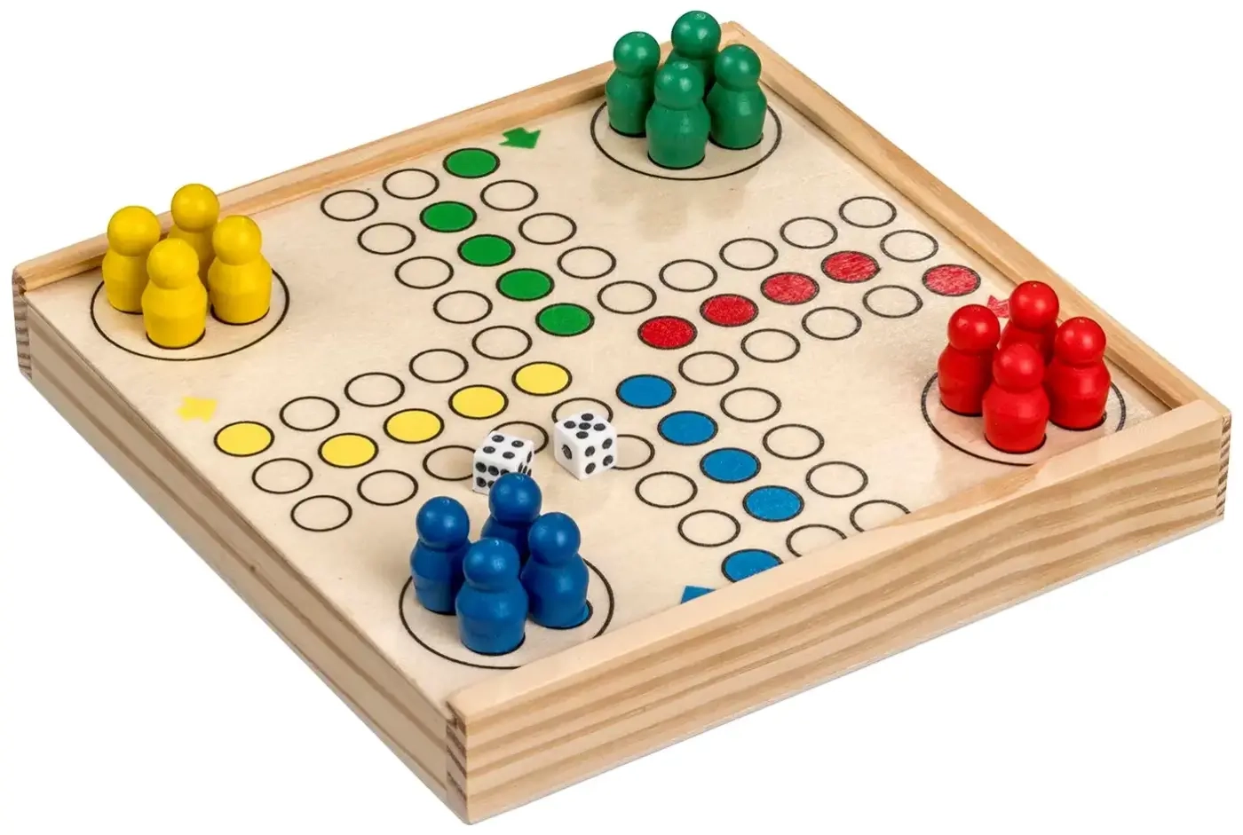 Würfelspiel-Schlangenspiel-Kombination - mini