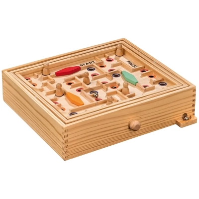 Labyrinth mit Barrieren - gross