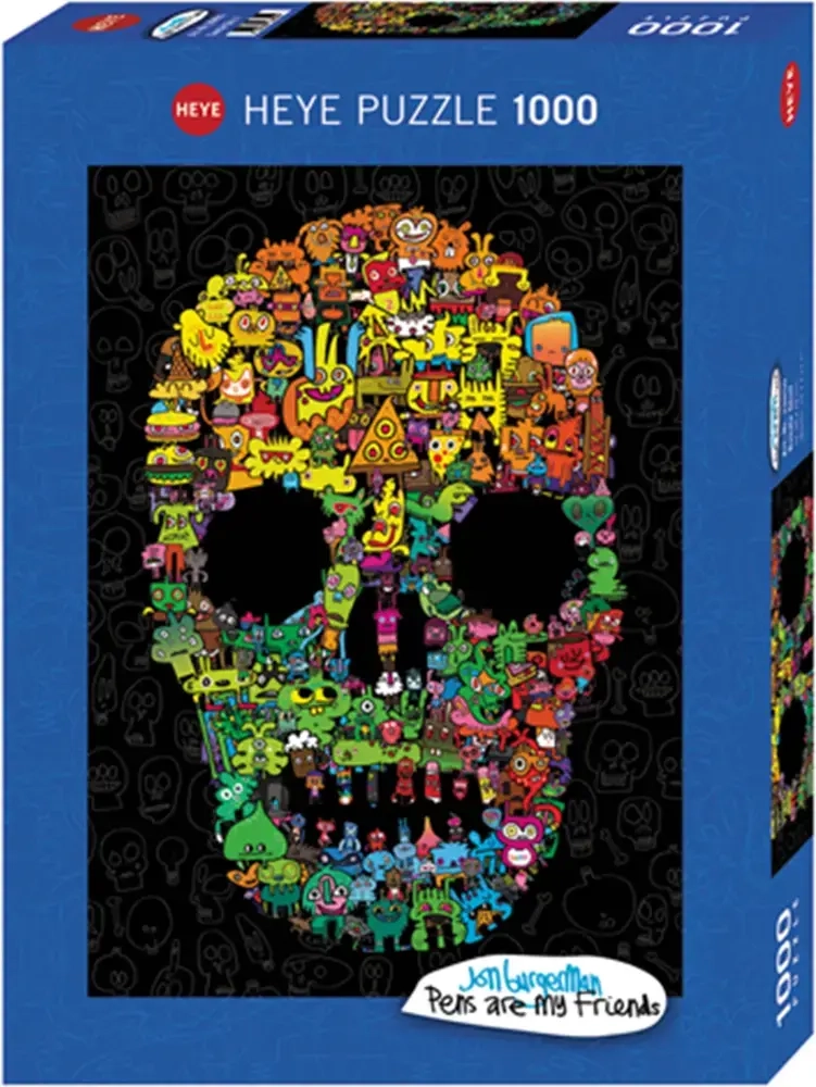 Jon Burgerman - Doodle Skull