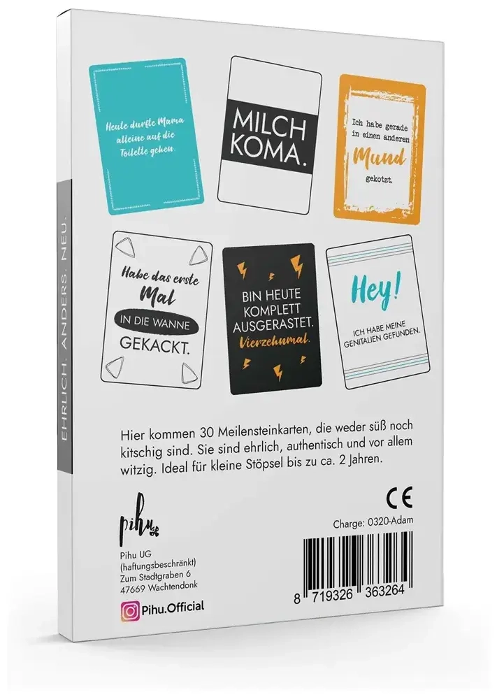 Meilensteinkarten Baby
