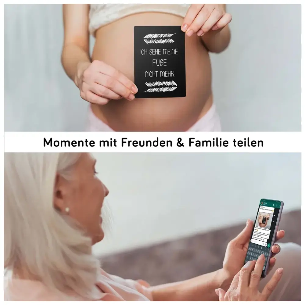 Meilensteinkarten Schwangerschaft