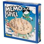 Memo Spiel (rund aus Holz)