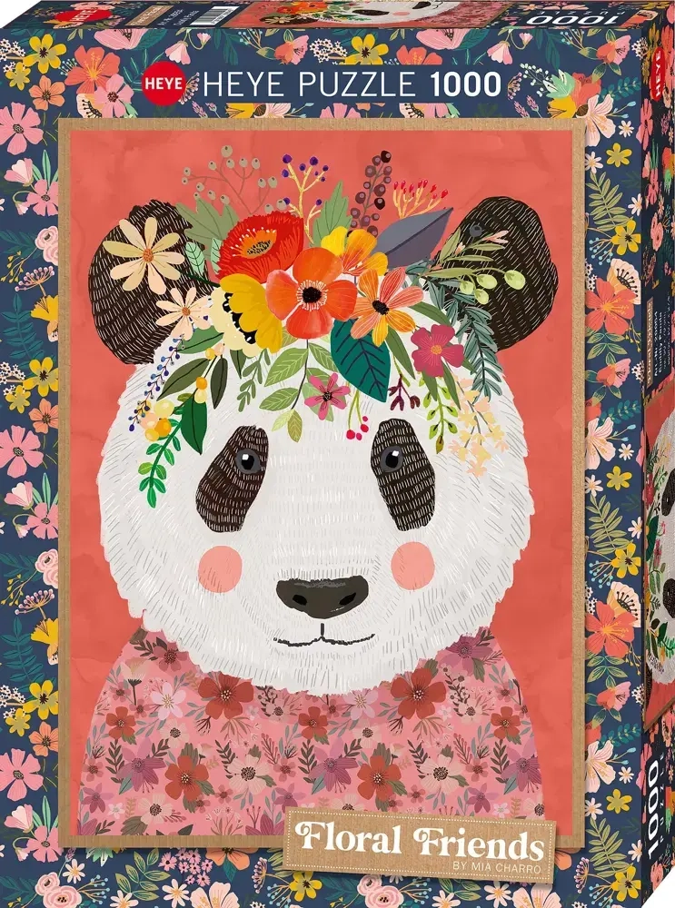 Cuddly Panda - Floral Friends