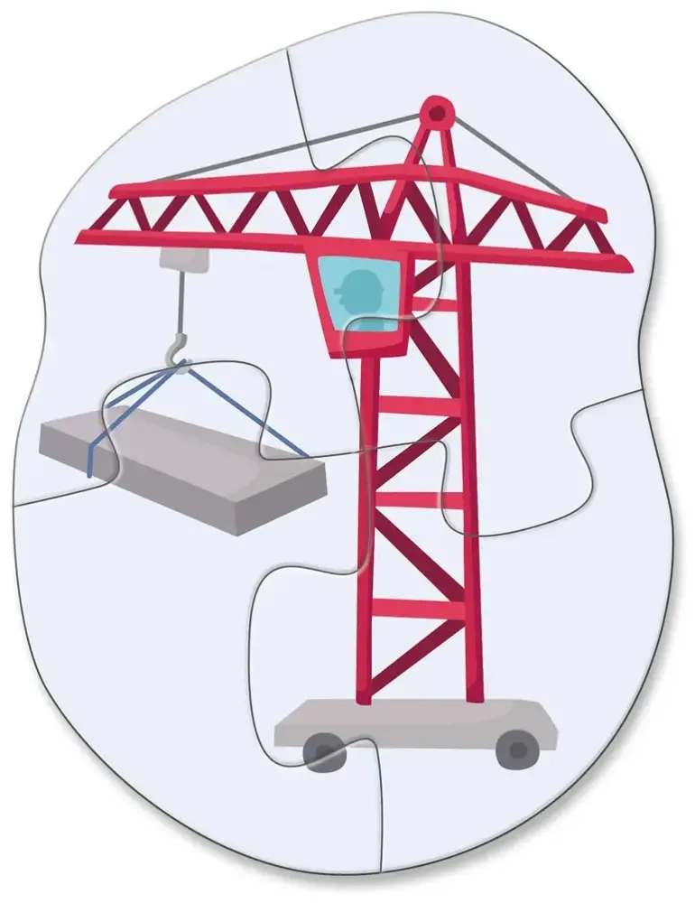4 Erste Puzzles – Baustelle