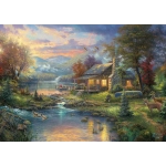 Kinkade - Paradies am See in schöner Metalldose