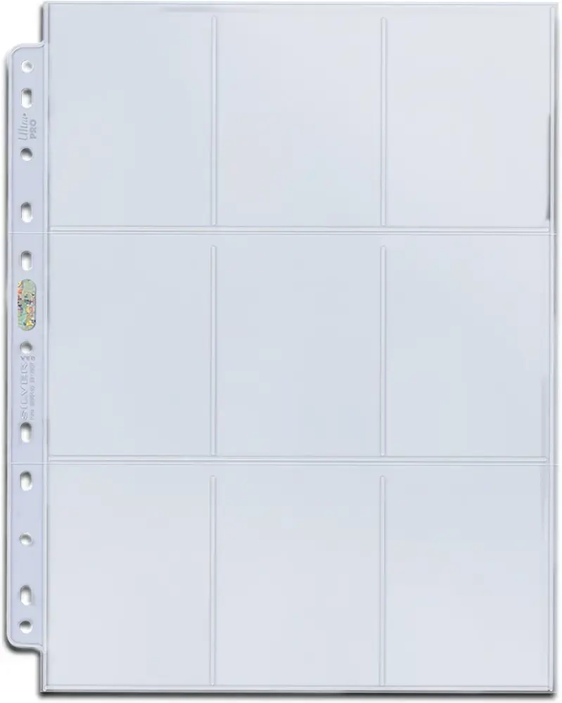 Display Silver Series 9-Pocket Page - 11 Hole