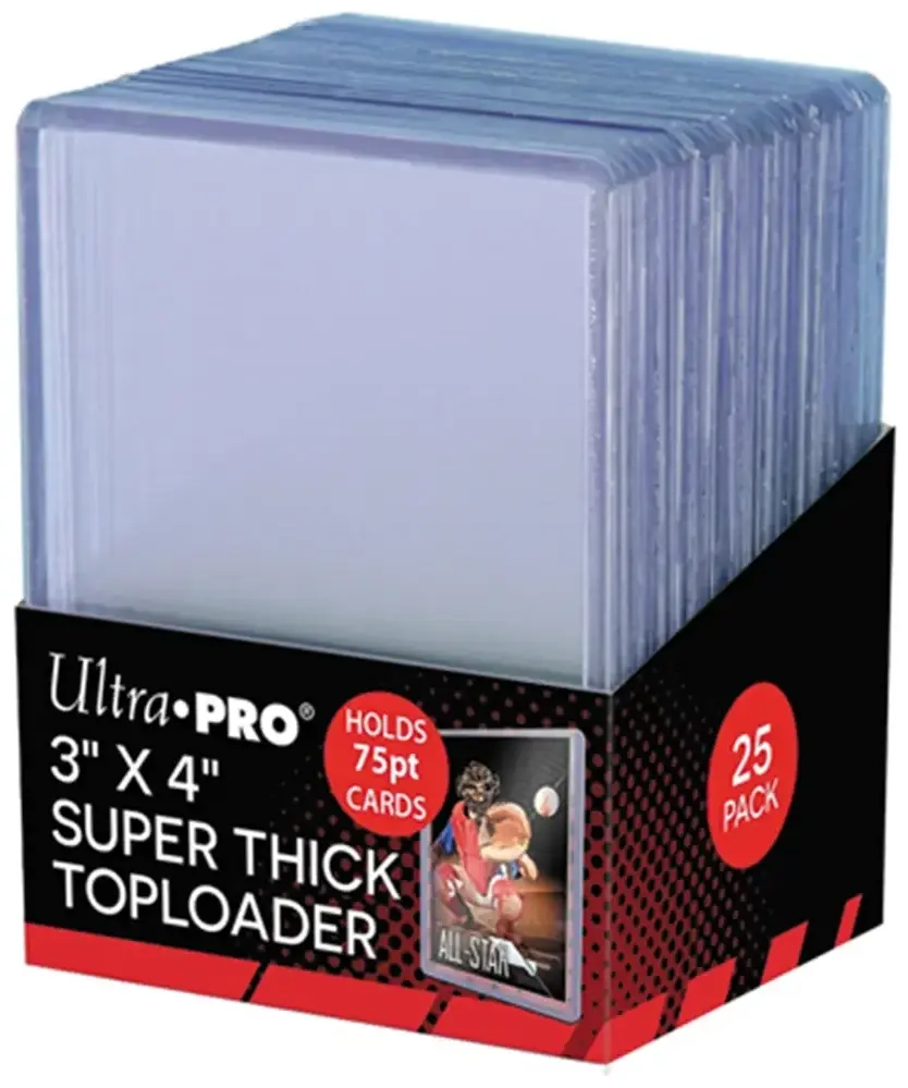 UP - Toploader - 3" x 4" Super Thick 75PT (25 Stk)