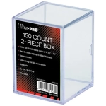 2-Piece Storage Box - for 150 Cards - Clear