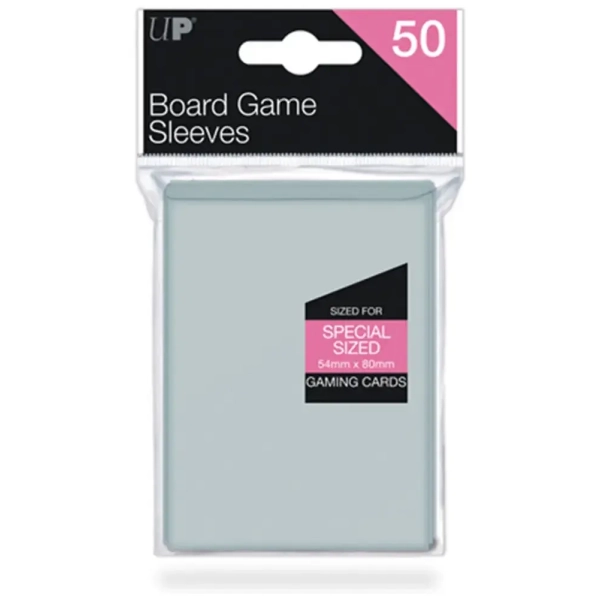 UP - Board Game Sleeves - Special Size 54x80mm (50 Sleeves)