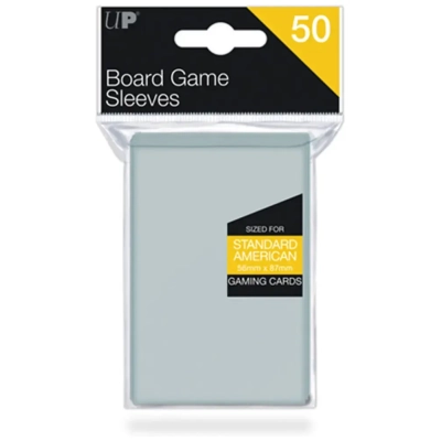 UP - Board Game Sleeves - American Standard 56x87mm (50 Sleeves)