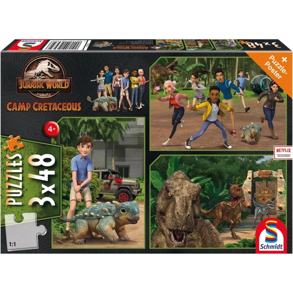 Jurassic World, Abenteuer auf Isla Nublar 3x48 Teile Jurassic World, Abenteuer auf Isla Nublar 3x48 Teile