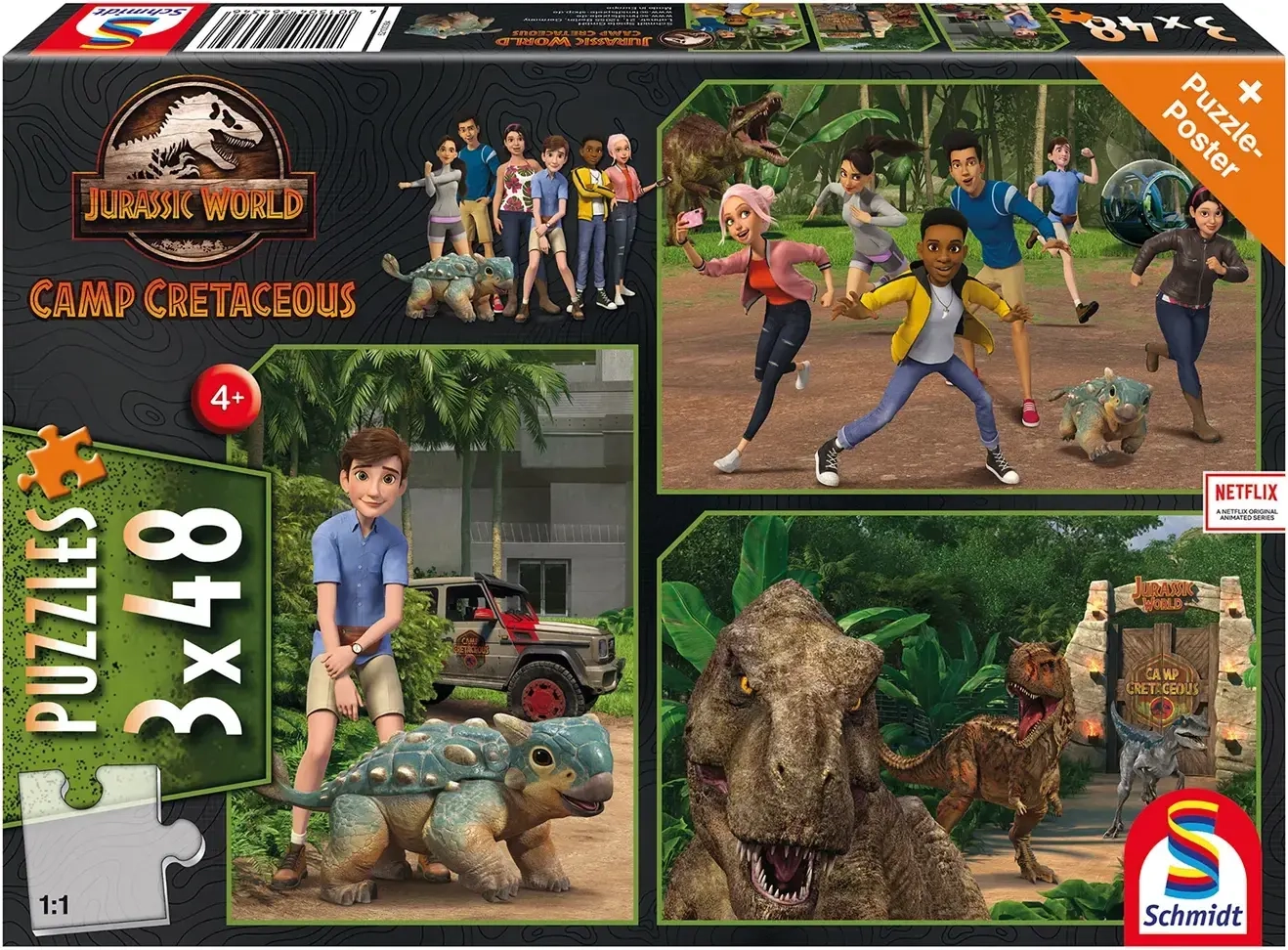 Jurassic World, Abenteuer auf Isla Nublar 3x48 Teile