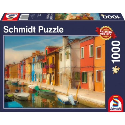 Bunte Häuser der Insel Burano