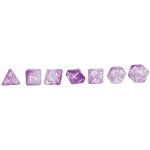 Würfelset RPG Crystal lila