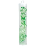 Würfelset RPG Crystal grün