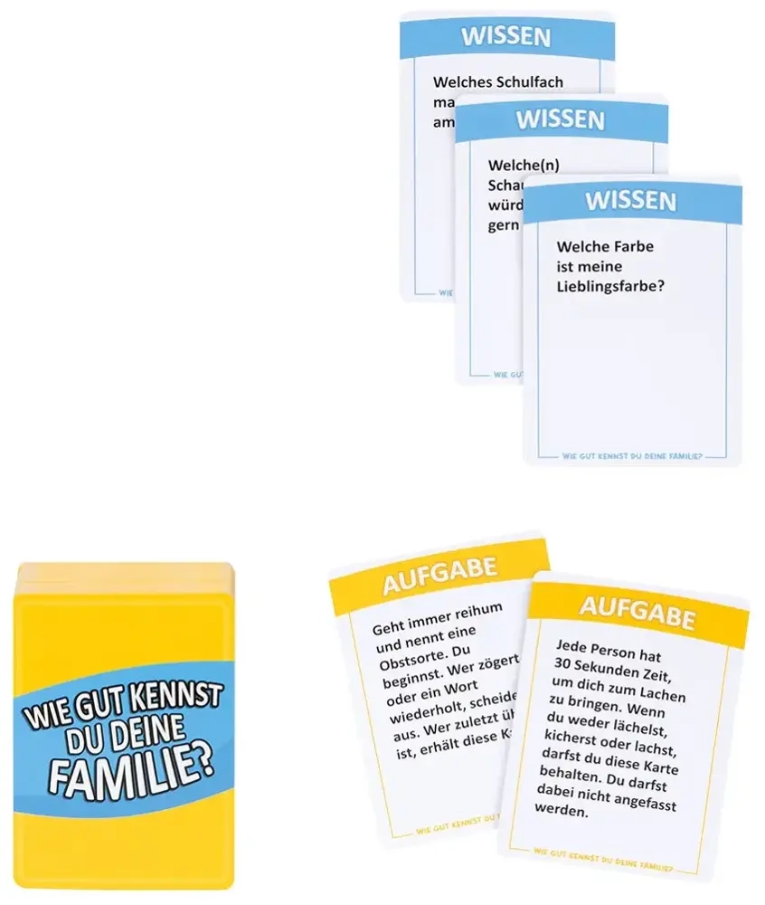 Wie gut kennst du deine Familie?