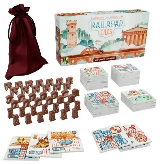 Railroad Tiles - Monuments Expansion - EN