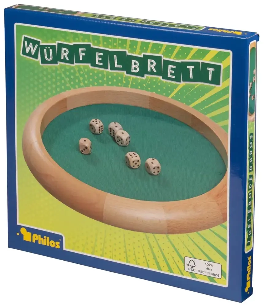 Würfelbrett - gross - 30 cm