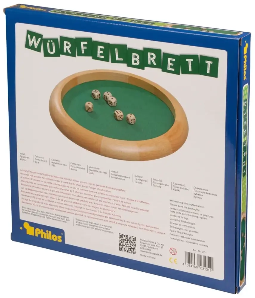 Würfelbrett - gross - 30 cm