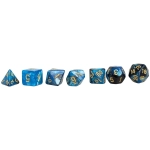 Würfelset RPG Two Tone blau/schwarz