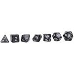 Würfelset RPG Marble schwarz