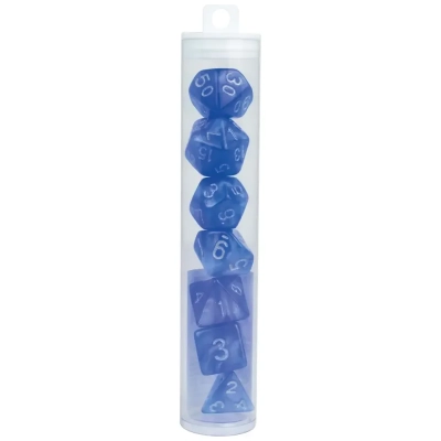 Würfelset RPG Moonstone blau