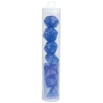 Würfelset RPG Moonstone blau