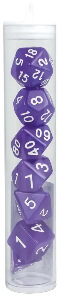 Würfelset RPG Moonstone lila