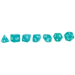 Würfelset RPG Moonstone türkis
