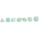 Würfelset RPG Moonstone jadegrün Würfelset RPG Moonstone jadegrün