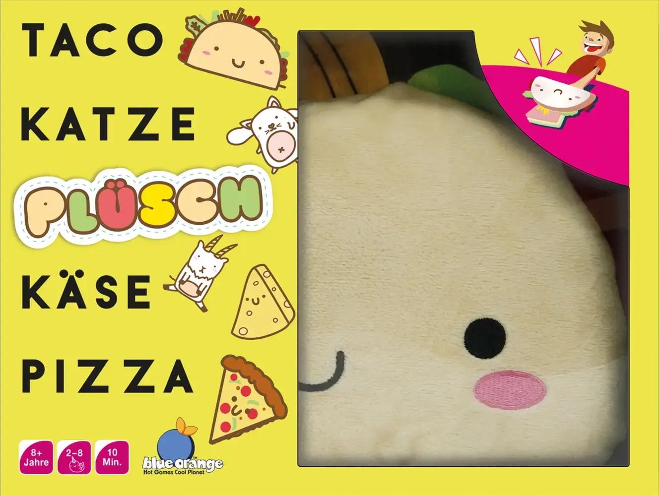 Taco Katze Plüsch Käse Pizza