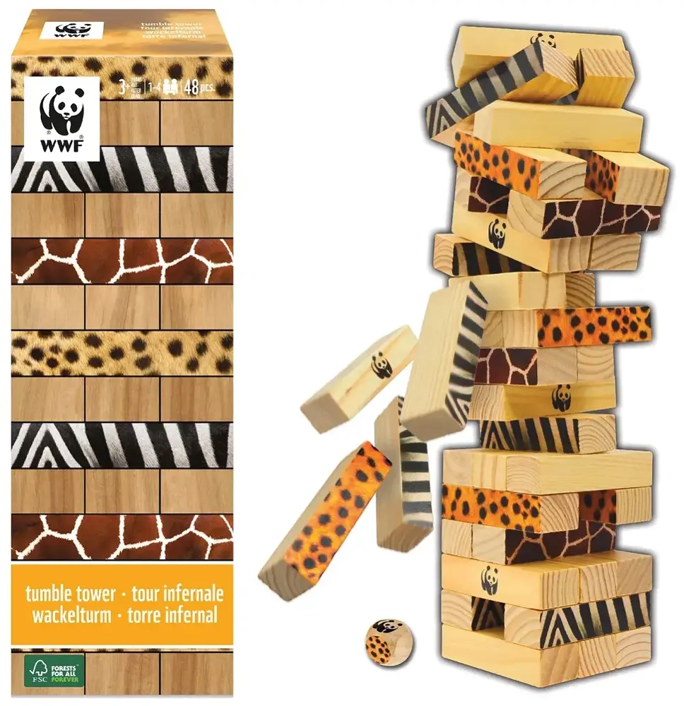 WWF Wackelturm Miombo - 48 Teile