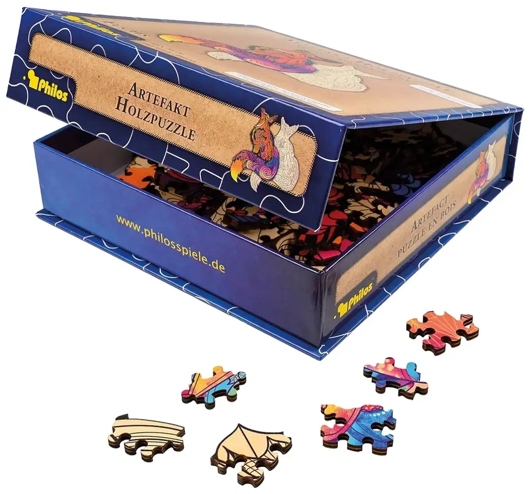 Artefakt Holzpuzzle 2 in 1 Fuchs - 143 Teile