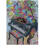 Blühendes Klavier - Quilt Art Blühendes Klavier - Quilt Art