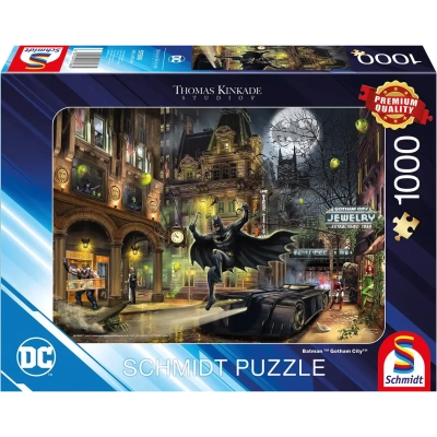 Thomas Kinkade Studios: DC - Batman Gotham City