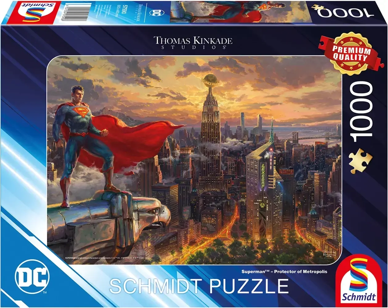 Thomas Kinkade Studios: DC - Superman - Protector of Metropolis