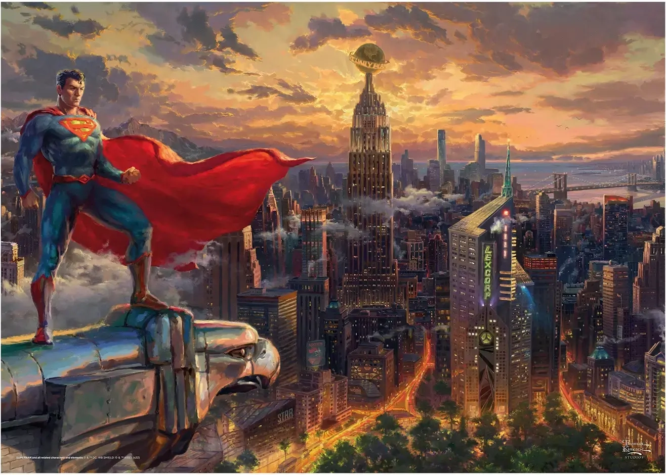 Thomas Kinkade Studios: DC - Superman - Protector of Metropolis