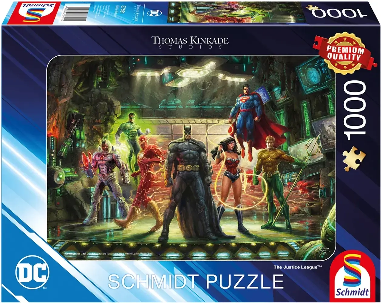 Thomas Kinkade Studios: DC - The Justice League