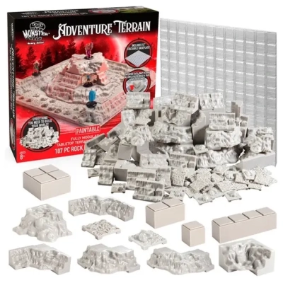 Monster Adventure Terrain Rock Formations & Baseplate (107)