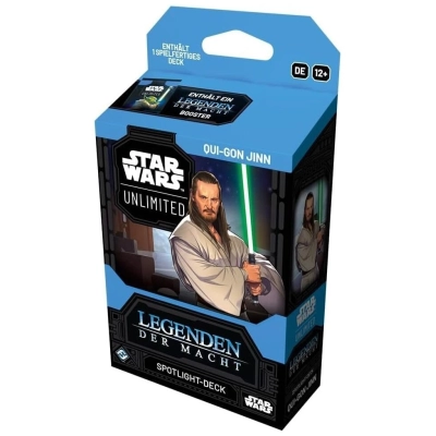 Star Wars: Unlimited - Legenden der Macht - Spotlight-Deck - Qui-Gon Jinn - DE
