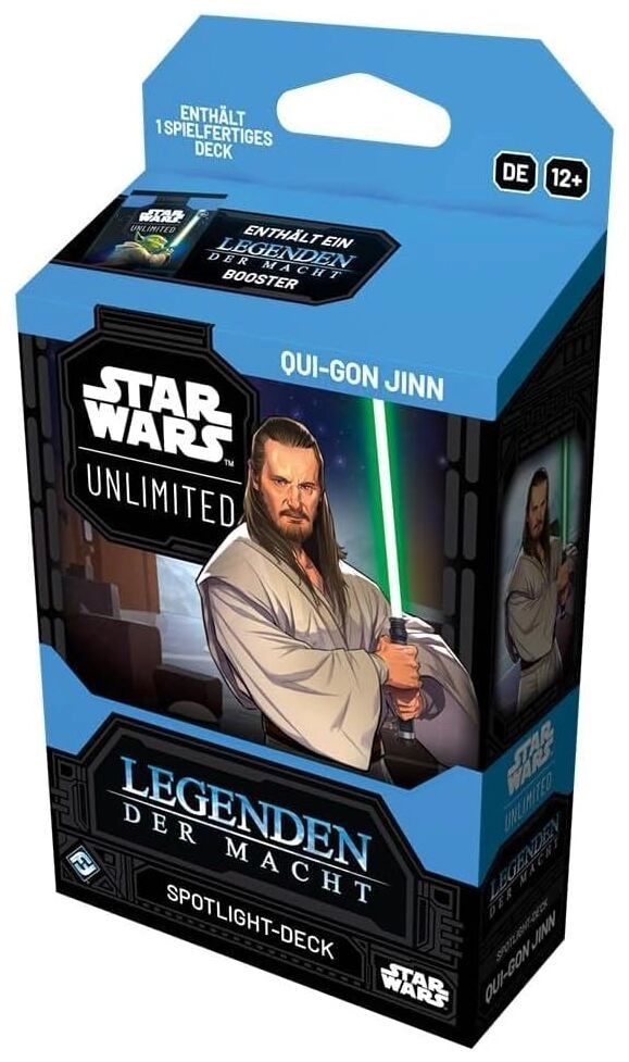 Star Wars: Unlimited - Legenden der Macht - Spotlight-Deck - Qui-Gon Jinn - DE