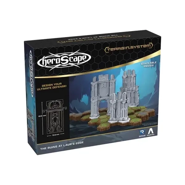 HeroScape The Ruins at Laurs Edge Terrain Expansion