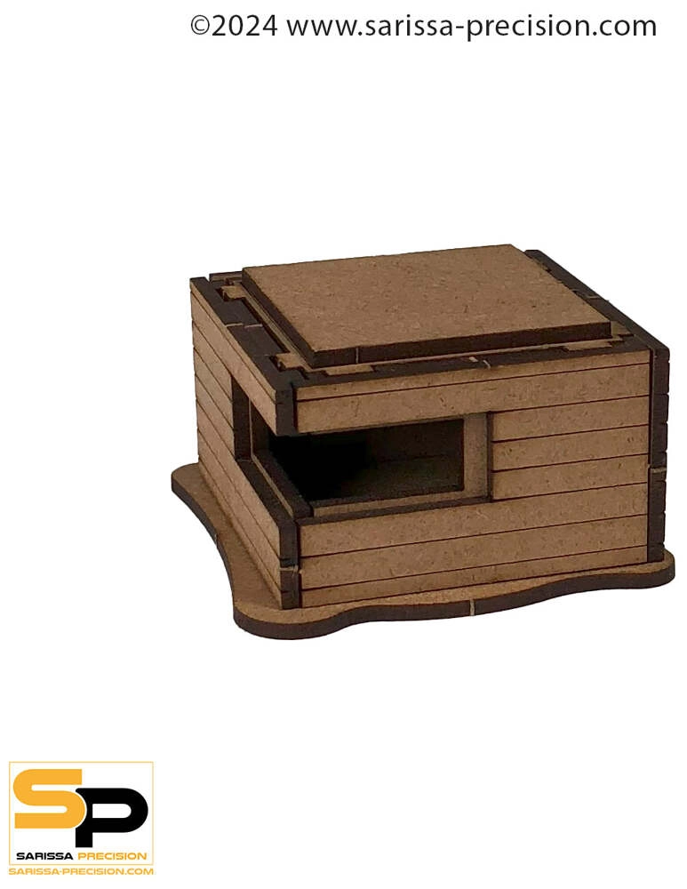 Sarissa Hobby & Terrain - WW2 Europe Machine Gun Bunker