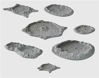 TerrainCrate: Craters