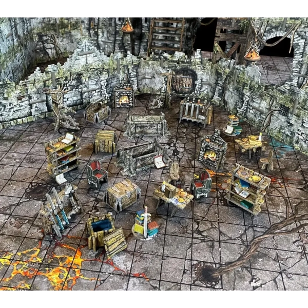 Fantasy Dungeon Terrain - Dungeon Furniture