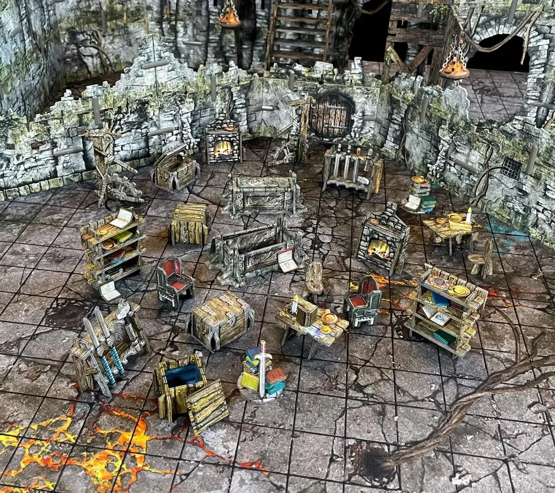 Fantasy Dungeon Terrain - Dungeon Furniture